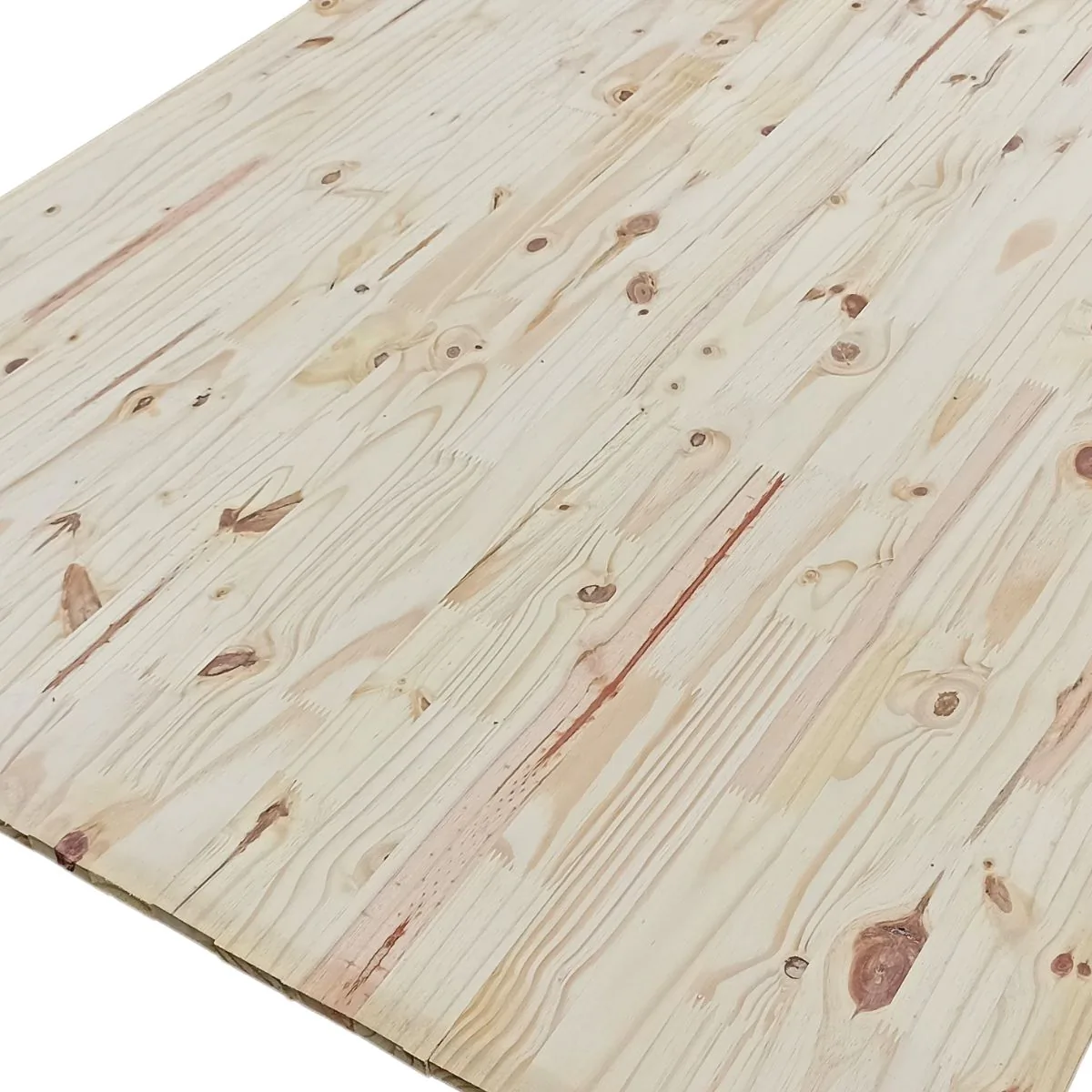 Painel de Pinus Rústico - superfície em perspectiva
